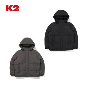 K2 남성 헤비 숏 구스 다운
