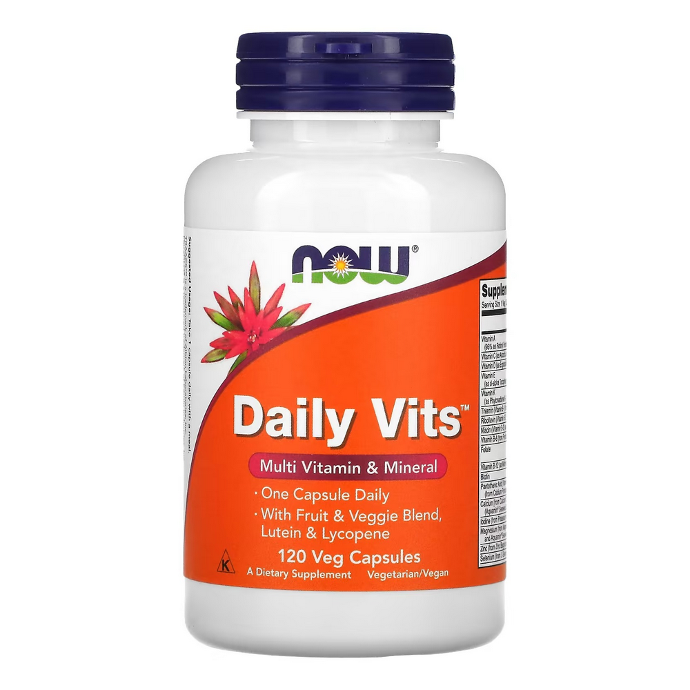 나우푸드 Now <b>데일리 비츠</b> 멀티비타민 앤드 미네랄 120베지<b>캡슐</b>
