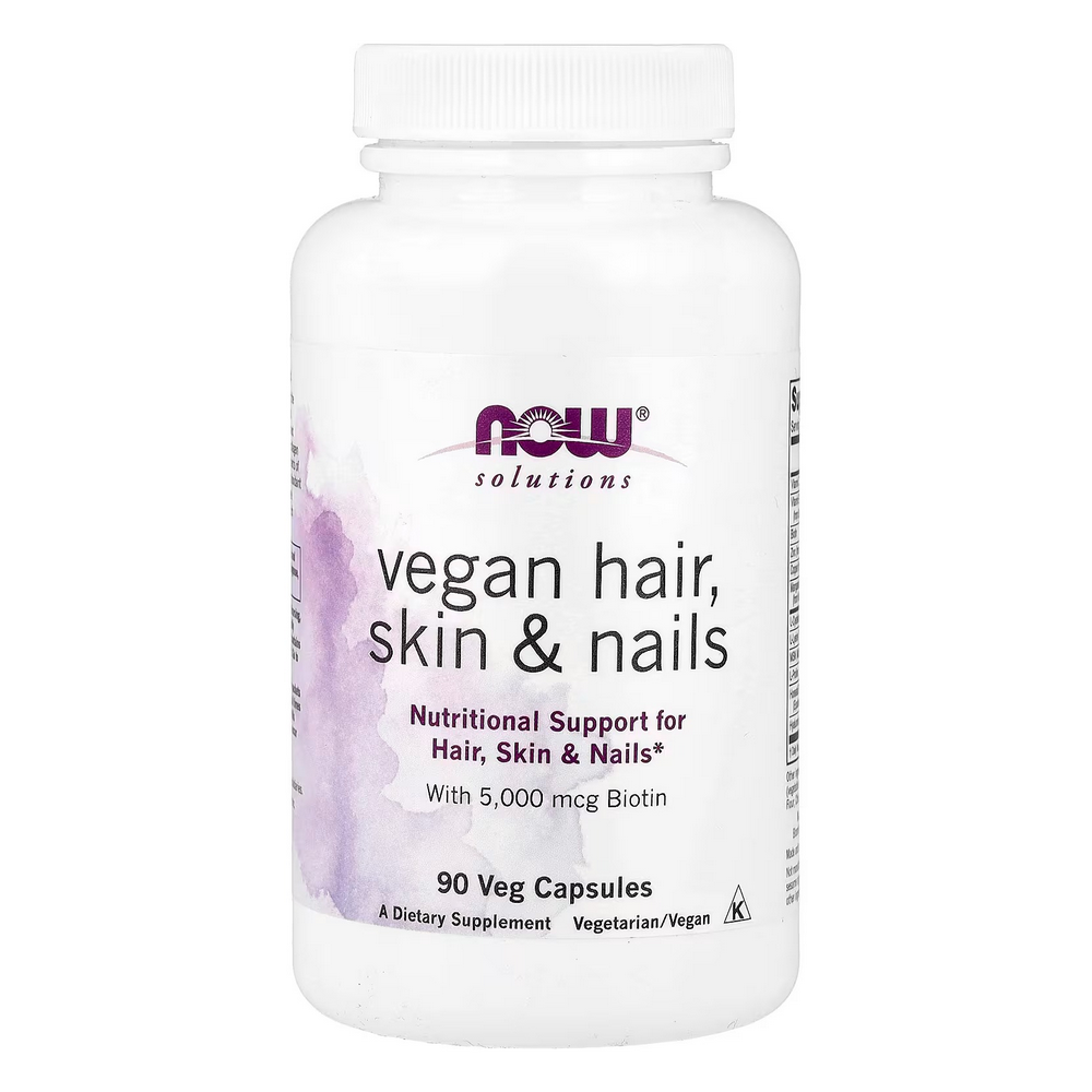 나우푸드 Now 솔루션 비건 <b>헤어스킨 네일스</b> 90베지캡슐