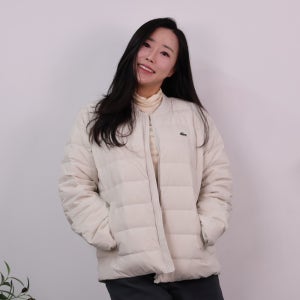 [25F/W 백화점상품] 라코스테 여성경량패딩 경량 다운점퍼 간절기점퍼 숏패딩 BF816E55N