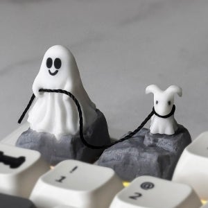 잼잼픽 귀여운 유령+강아지 포인트키캡 세트 커스텀 키캡