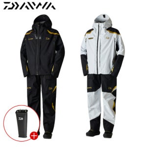 한국 다이와 25년 신형 고어텍스 토너먼트 콤비업 레인슈트 낚시복 DR-1025T 블랙
