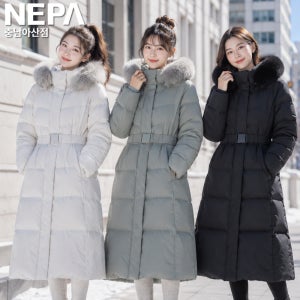 네파 역시즌 롱패딩 구스 여성 프리미엄 거위털 RDS 발열안감 한겨울 일상복 롱패딩