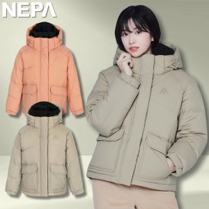 네파 안유진 숏패딩 구스다운 여성 아웃도어 거위털 RDS 발열안감 한겨울 일상복 숏패딩