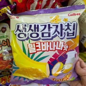 해태제과 생생감자칩 밀크바나나맛 85g
