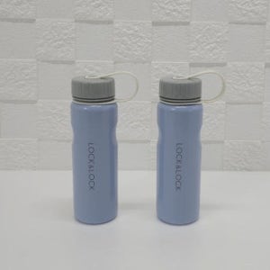1+1 스텐 이지 그립 물병 500ml 라이트블루 아웃도어 등산 학생 물통