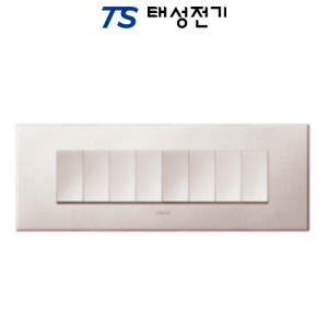 태성전기 르그랑 유럽 아테오 사각 스위치 8구 소프트알루 원톤