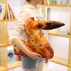 귀여운 닭다리 날개 윙 치킨 인형 대형 바디필로우 선물