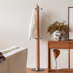 카논 원목 코트행거 스탠드 옷걸이 전실 코너형 침실 인테리어 가구 A색상
