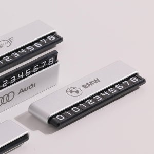 BMW 주차번호판 차량번호판 차량용 연락처 자동차 주차알림판
