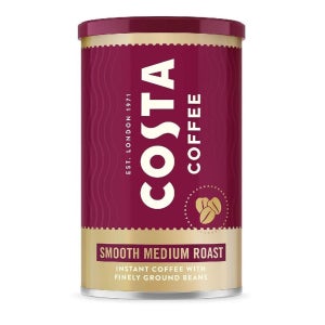 Costa Coffee 스무스 미디엄로스트 인스턴트 커피 100gx6통 부드럽고 고소한 향