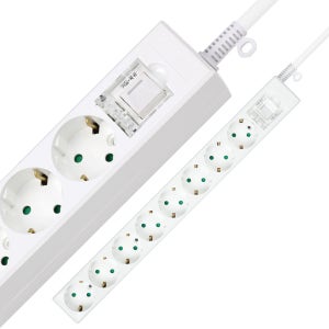 동양 국산 접지 과부하차단 멀티 콘센트 8구 1.5m 16A 멀티탭