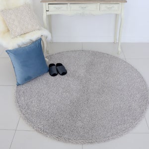 먼지없는 워셔블 장모 온감 러그 대형 거실 침실 원룸 양모 사계절 원형 200