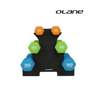 오레인 홈트 덤벨세트 무게조절 네오프렌 아령세트 12KG