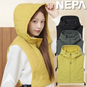 네파 패딩조끼 베스트 남성여성 고프코어 후드 베스트 바라클라바 써모라이트 보온 조끼패딩