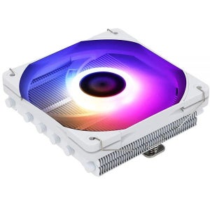 Thermalright AXP120-X67 화이트 ARGB 로우 프로파일 CPU 에어 쿨러 120mm TL-C12015W-S PWM 팬 히트 파
