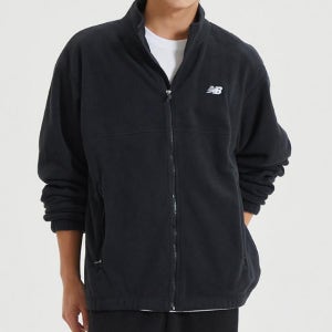 (국내매장판) 뉴발란스 UNI ESS 플리스 스텐드넥 집업 자켓 NBMDF42103