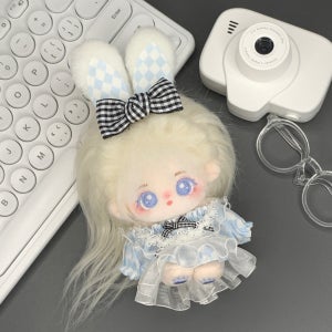 10cm 앨리스 원피스 드레스 토끼귀 불가사리 솜깅 아이돌 인형 무속성 솜인형 옷 의상