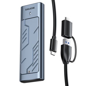 삼지 USB3.2 10Gbps M.2 NVMe SATA SSD 외장케이스 NVST42