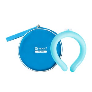 엠팩플러스 아이스링 넥쿨러 점보 + 보냉파우치 블루 세트