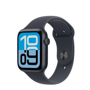 Apple 워치 SE 3 GPS 44mm 미드나이트 스포츠 밴드-S/M MEHN4KH/A