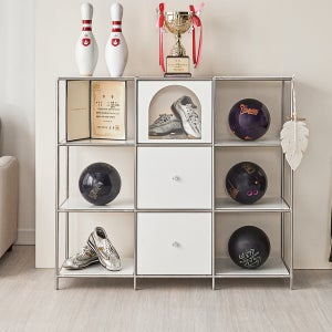 빈아트홈 매니아 미드센츄리 1200 장식장 화분 선반 피규어 진열장