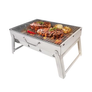훈제바베큐그릴 가정용숯불화로 꼬치구이기계 미니 스텐그리들