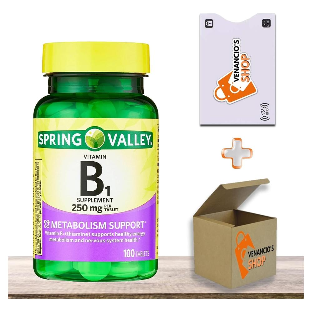 <b>스프링밸리 비타민 B1</b> 티아민 Thiamin 250mg 100 정