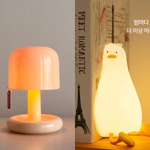 [BONETA CASA] 무선 무드등 충전식 LED 밝기 3단계 탁상조명