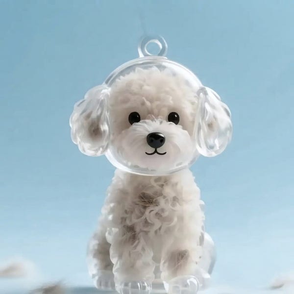 강아지 털 키링 테디 용품 보관함 반려동물 털 보관
