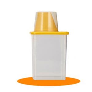 도어 미니 잡곡통 사각 950ml 쌀 씨리얼 파스타 냉장고 포켓도어 정리 보관 용기