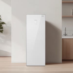 쿠쿠 미식 컬렉션 김치냉장고 스탠드형 118L CKR-BNLD1220GEW 화이트 유광 글라스