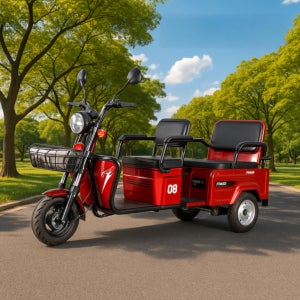 트라보스 전기오토바이 전동스쿠터 바이크 삼륜 세발 노인 어르신 삼발이 카트 출퇴근 농업용