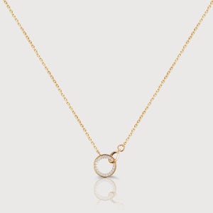 베이직 옐로우 실버 네크리스 A201SN9109RPA