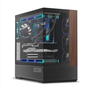 마이크로닉스 WIZMAX 우드리안 ULTRA 미들타워 블랙