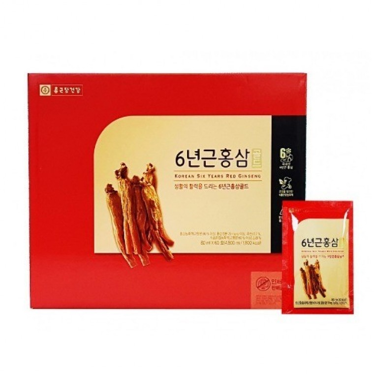 종근당건강 6년근 홍삼<b>골드 80ml</b> x 60포