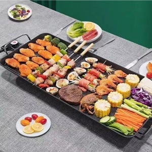 2in1 와이드 전기그릴 전기후라이팬 더넓은 선물세트 명절용