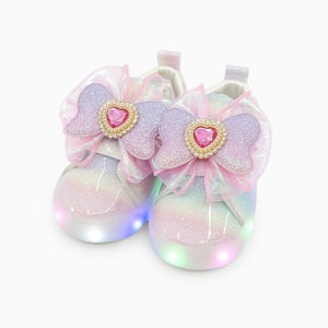 베이비솔 여아운동화 신발 아기 키즈 유아 LED 러브엔젤