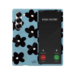 비주얼팩토리 모노플라워 블랙꽃 갤럭시 Z폴드7 맥세이프 하드 케이스 2color