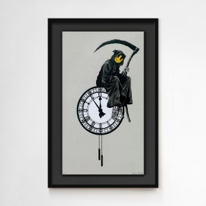 위아트 현대미술 뱅크시 Grin Reaper 오리지널 판화 그림 Banksy