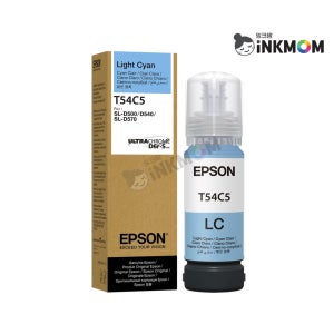 엡손 T54C5 밝은청록(Light Cyan) 정품잉크 SL-D540