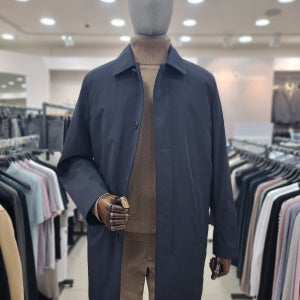 바쏘옴므 25가을겨울 네이비 헝가리 구스 다운 경량 패딩 코트 WSZ3CC03-5