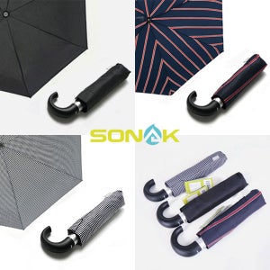 SONAK 소낙 J핸들 3단 우산 S105 모음전 양산겸용 튼튼한 여행용 고급우산