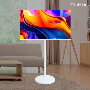 무빙큐빅스 삼탠바이미 화이트에디션 101cm(40인치) FHD QLED 스마트티비 X2 셋트 이동식 TV 삼텐 중소바이미