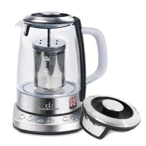 대웅모닝컴 내열 유리 아기 우유 보리차 주전자 티포트 전기 주전자 DWM-125TK