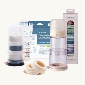 마더케이 에코젠 폴딩 일회용젖병 외출 세트