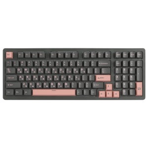 지클릭커 제주WK98 8K 파도스위치 풀윤활 무선 블루투스 기계식 키보드 머큐리핑크 당근주황축 45g