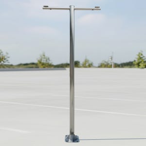 3m 국산 CCTV 폴대 태양광 가로등 기둥 3미터 4인치 지주대 아파트 공원 T형
