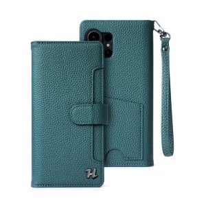 갤럭시 힙 가죽 지갑 다이어리 카드 수납 케이스 카키, 갤럭시A33 5G(A336)