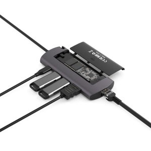 6포트 다기능 멀티포트 USB C타입 허브 NEXT-M2287TCH